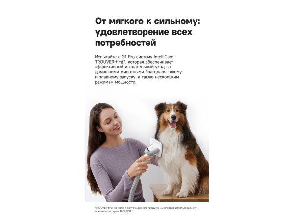 Многофункциональный прибор для груминга Dreame Trouver Pet Grooming Vacuum Kit G1 Pro
