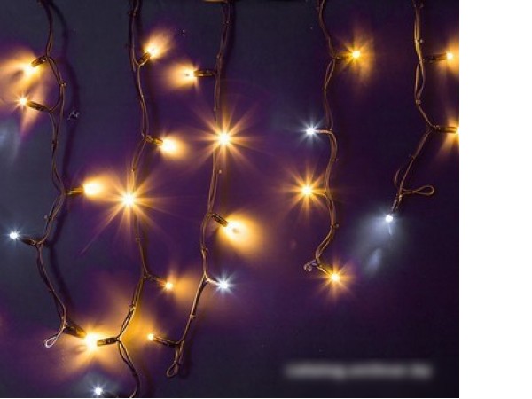 Гирлянда бахрома ULED ULED-LG-90-220V-(B-F-WW/WW)