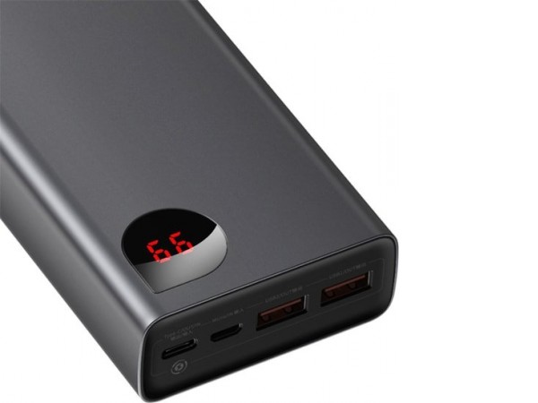 Портативное зарядное устройство Baseus Adaman Metal Digital Display PPIMDA-D01 20000mAh (черный)