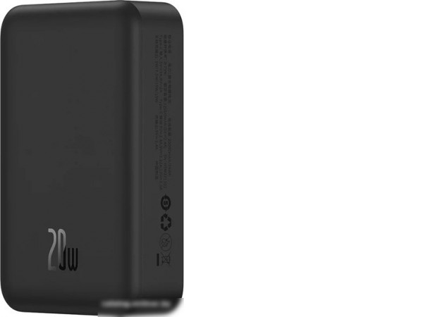 Внешний аккумулятор Baseus Magnetic Mini Wireless Fast Charge Power Bank 20W 20000mAh (черный)