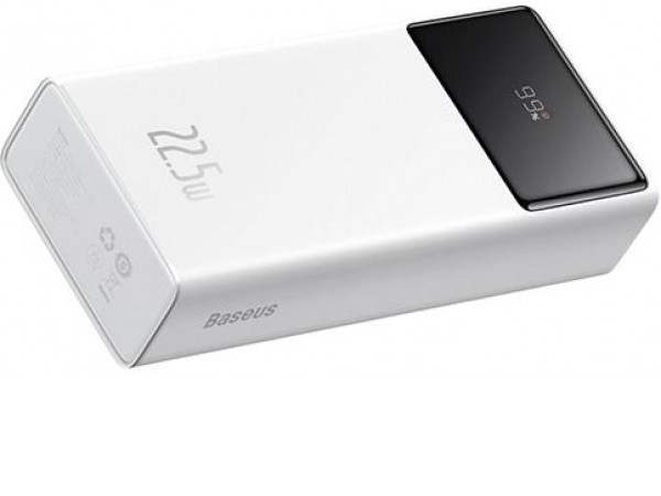 Внешний аккумулятор Baseus Star-Lord Digital Display Fast Charge 20000mAh (белый)