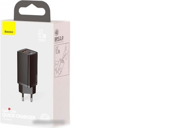 Сетевое зарядное Baseus CCGAN2L-B01