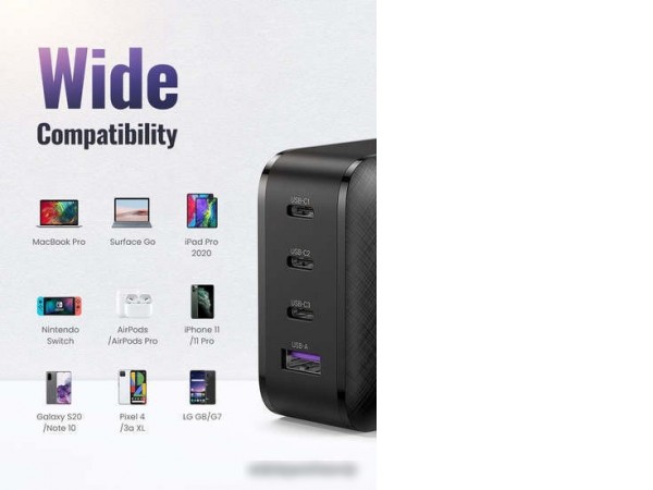 Сетевое зарядное Ugreen CD224 70774