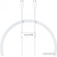 Кабель Baseus Superior Series 2 Fast Charging Data Cable 100W USB Type-C - USB Type-C (1 м, белый)