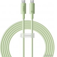Кабель Baseus Habitat Series Fast Charging Cable 100W USB Type-C - USB Type-C (2 м, зеленый)