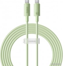 Кабель Baseus Habitat Series Fast Charging Cable 100W USB Type-C - USB Type-C (2 м, зеленый)