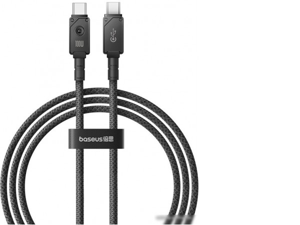 Кабель Baseus Unbreakable Series USB Type-C - USB Type-C (1 м, черный)