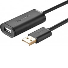 Кабель Ugreen US121 10319 USB Type-A - USB Type-A (5 м, черный)