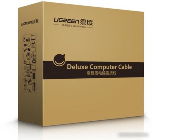 Кабель Ugreen US121 10319 USB Type-A - USB Type-A (5 м, черный)