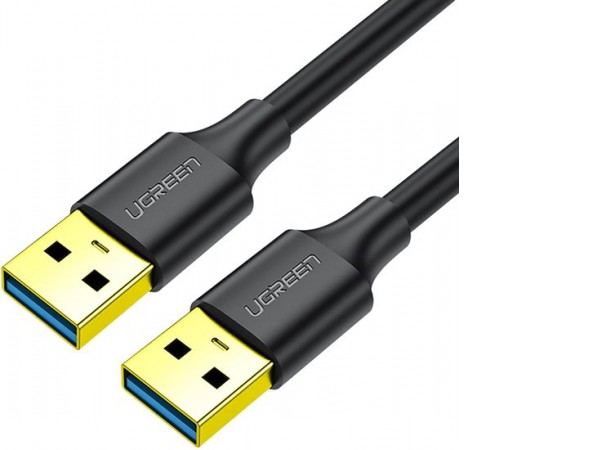 Кабель Ugreen US128 90576 USB Type-A - USB Type-A (3 м, черный)