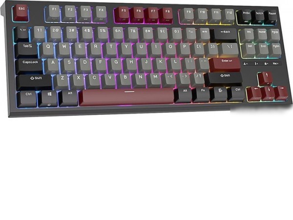 Клавиатура Royal Kludge RK-R87 RGB (черный, RK Red)