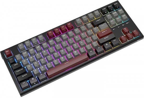 Клавиатура Royal Kludge RK-R87 RGB (черный, RK Red)