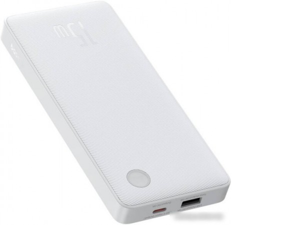 Внешний аккумулятор Baseus Airpow Lite Power Bank 15W 10000mAh P10067500213-00 (белый)