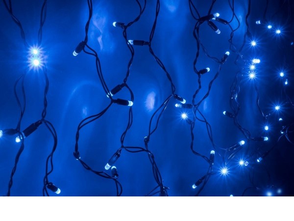 Гирлянда бахрома ULED ULED-LG-90-220V-(B-F-B/W)