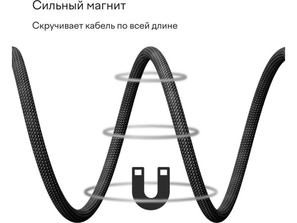 Кабель Magssory CBL001 (1.2м, серый)