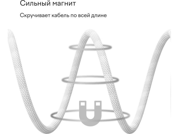 Кабель Magssory CBL001 (1.2м, серебристый)