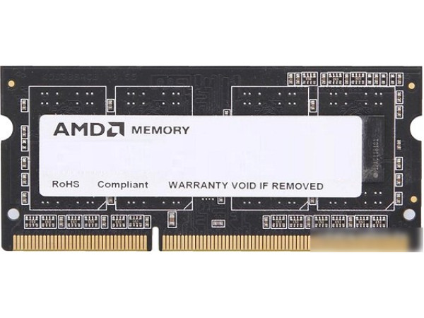 Оперативная память AMD 8GB DDR3 SO-DIMM PC3-12800 (R538G1601S2S-UO)