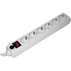 Сетевой фильтр Гарнизон 6 розеток, белый, 1.8 м (EHW-6-1.8M)