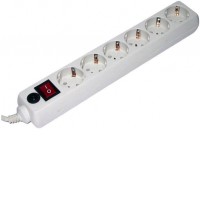 Сетевой фильтр Гарнизон 6 розеток, белый, 5 м (EHW-15-5.0M)