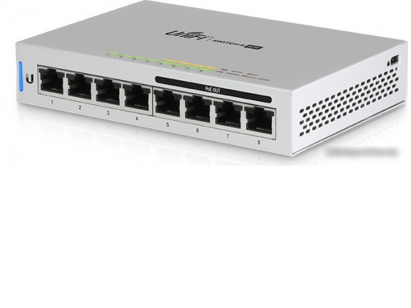 Коммутатор Ubiquiti UniFi Switch 8 [US-8-60W]