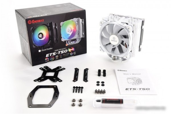 Кулер для процессора Enermax ETS-T50 AXE ARGB ETS-T50A-W-ARGB