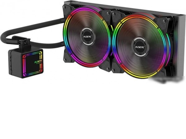 Система жидкостного охлаждения для процессора ALSEYE H280