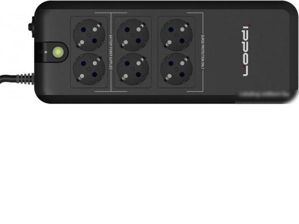 Источник бесперебойного питания IPPON Back Verso New 600 600VA