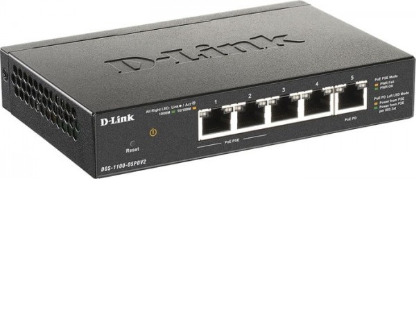 Коммутатор D-Link DGS-1100-05PDV2/A1A