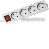 Удлинитель Гарнизон 4 розетки, белый, 5 м (ELB-G4-W-5)