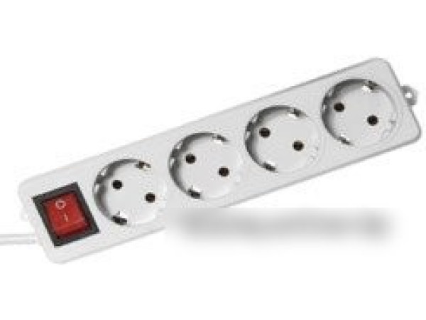 Удлинитель Гарнизон 4 розетки, белый, 5 м (ELB-G4-W-5)