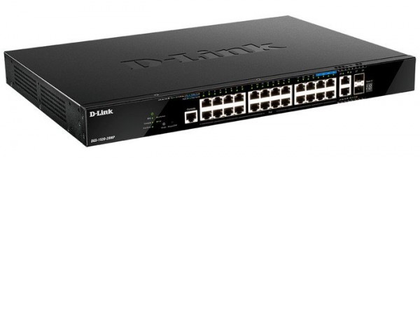 Управляемый коммутатор 3-го уровня D-Link DGS-1520-28MP/A1A