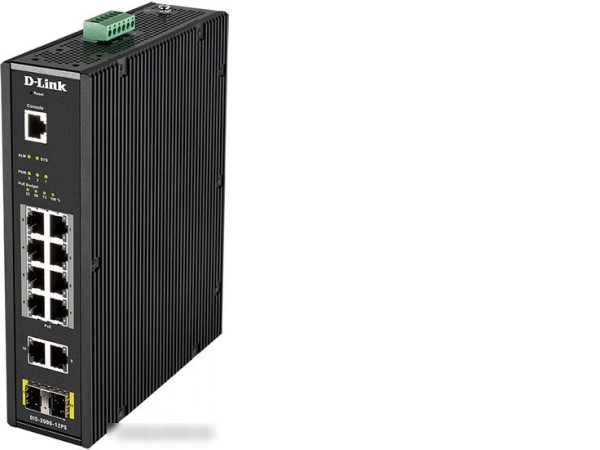 Управляемый коммутатор 2-го уровня D-Link DIS-200G-12PS/A2A