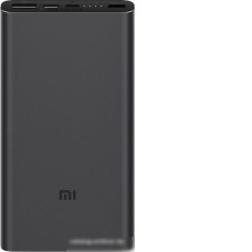 Портативное зарядное устройство Xiaomi Mi Power Bank 3 PLM12ZM 10000mAh (черный)