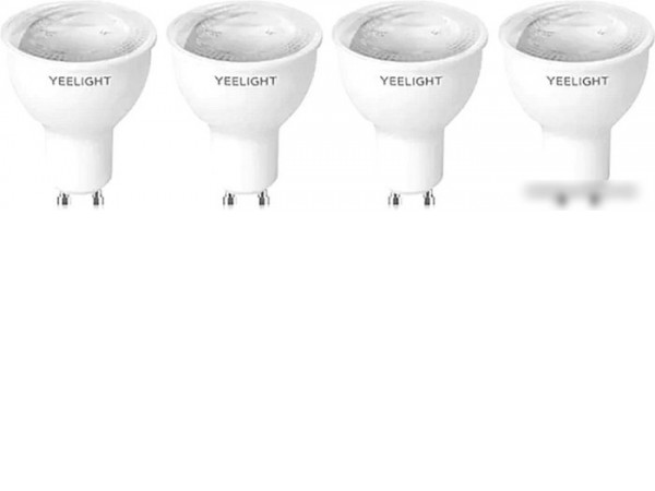 Светодиодная лампочка Yeelight Smart Bulb W1 YGYC0120005WTEU GU10 4.8 Вт (4 шт)
