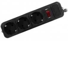Сетевой фильтр ExeGate 3 розетки, 1.8 м, черный (SP-3-1.8B)
