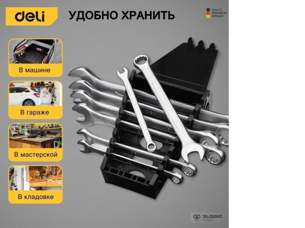 Набор ключей Deli DL130008A (8 предметов)