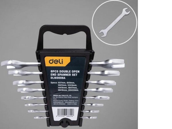 Набор ключей Deli DL160008A (8 предметов)