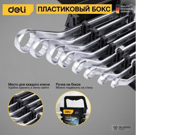 Набор ключей Deli DL150008A (8 предметов)