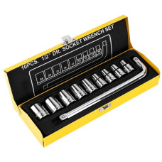 Набор трещотка с головками Deli DL2010T (10 предметов)