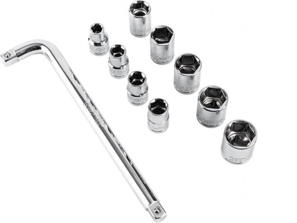 Набор трещотка с головками Deli DL2010T (10 предметов)