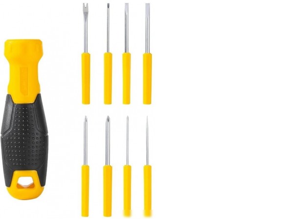 Набор отвертка с битами Deli DL636009 (8 предметов)
