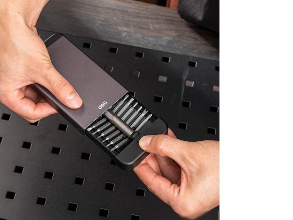 Набор отвертка с битами Deli DL3525 (25 предметов)