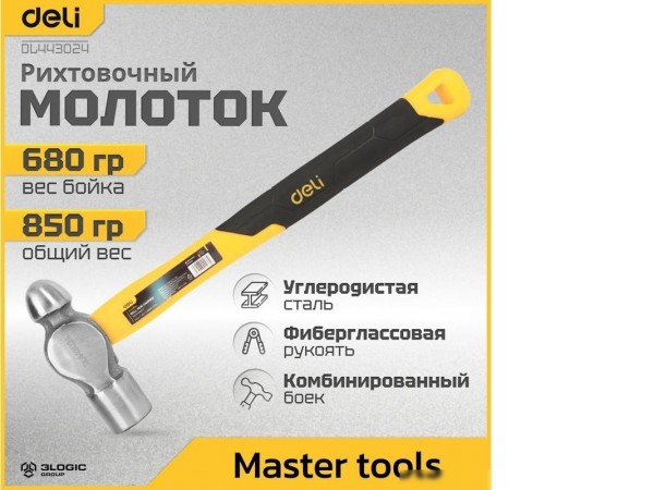 Молоток рихтовочный Deli DL443024