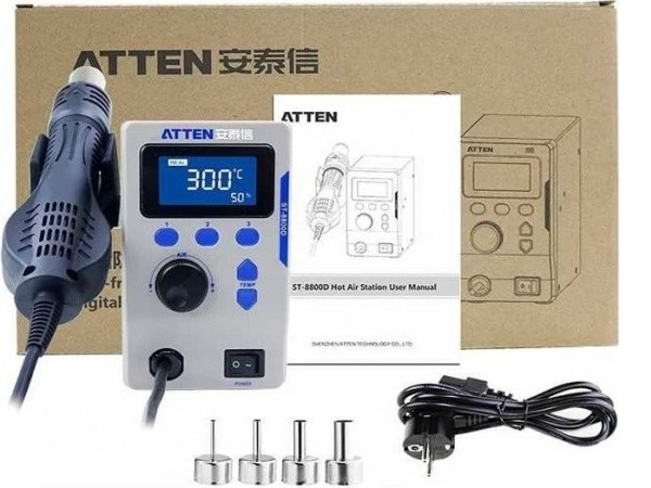 Паяльная станция термовоздушная Atten ST-8800D