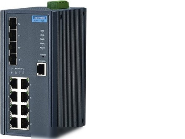 Управляемый коммутатор 2-го уровня Advantech EKI-7712E-4F-AE