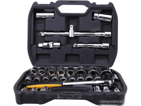 Набор трещотка с головками Deli DL1032 (32 предмета)