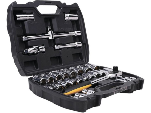 Набор трещотка с головками Deli DL1032 (32 предмета)