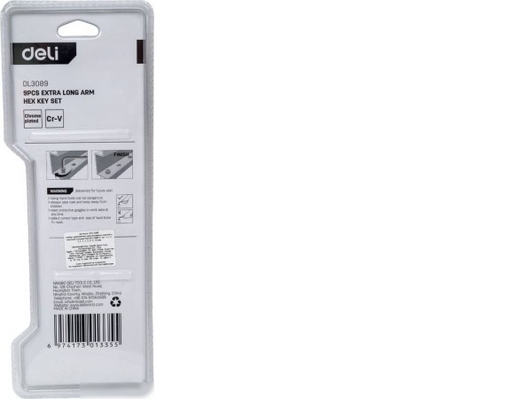 Набор ключей Deli DL3089 (9 предметов)