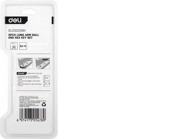 Набор ключей Deli DL232209H (9 предметов)