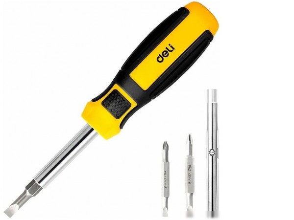 Набор отвертка с битами Deli DL260206 (6 предметов)